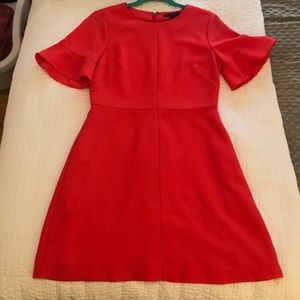 Banana Republic Orange formal dress w/pockets!
